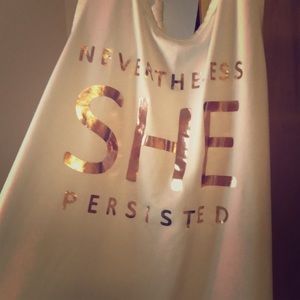 “Nevertheless She Persisted” Workout Tank
